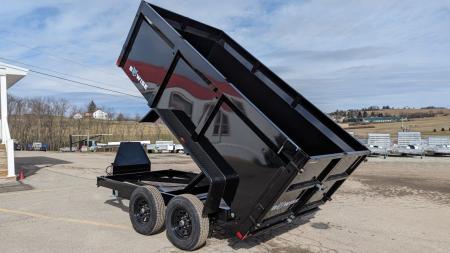 New 2027 BWise 6x12 Lo Pro Equipment Dump w/ 44" High Sides