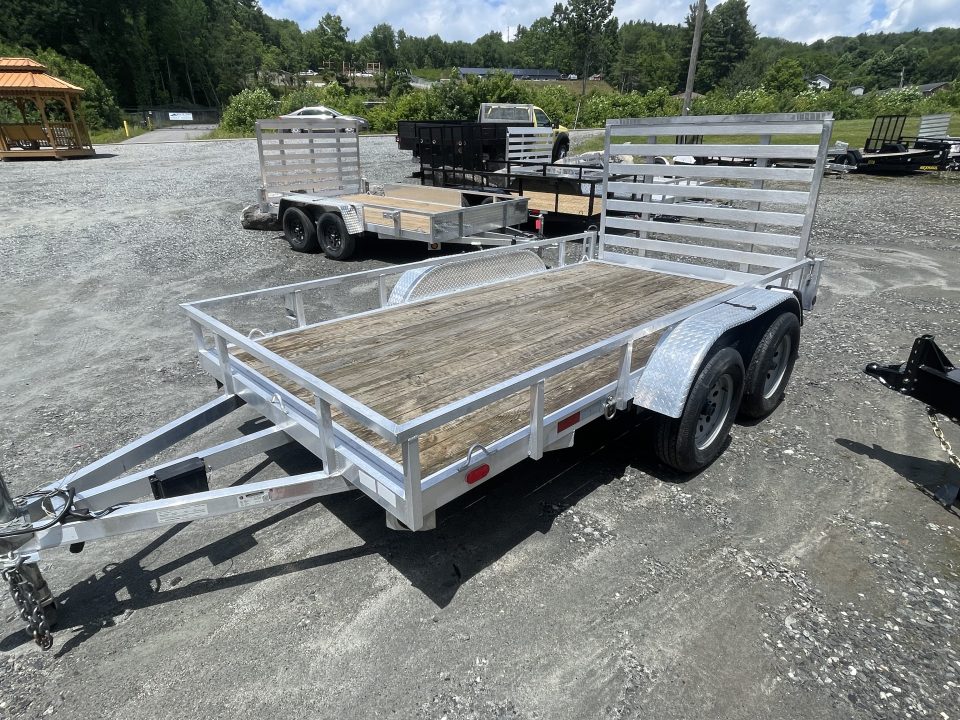 Used 2018 Quality Steel And Aluminum 74X12 Utility Trailer