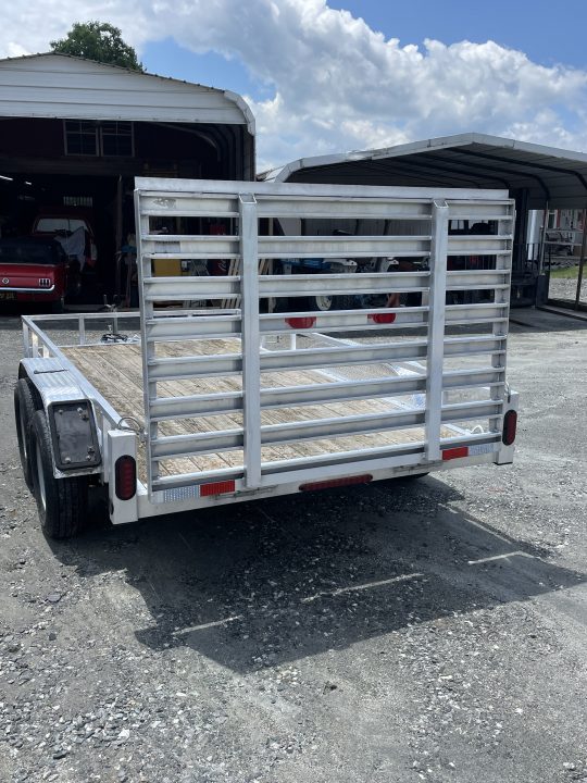 Used 2018 Quality Steel And Aluminum 74X12 Utility Trailer