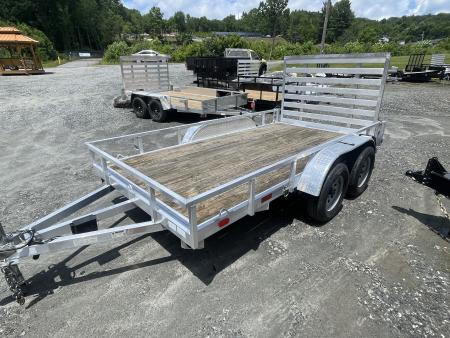Used 2018 Quality Steel And Aluminum 74X12 Utility Trailer