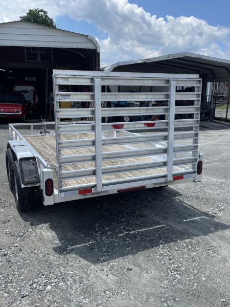 Used 2018 Quality Steel And Aluminum 74X12 Utility Trailer