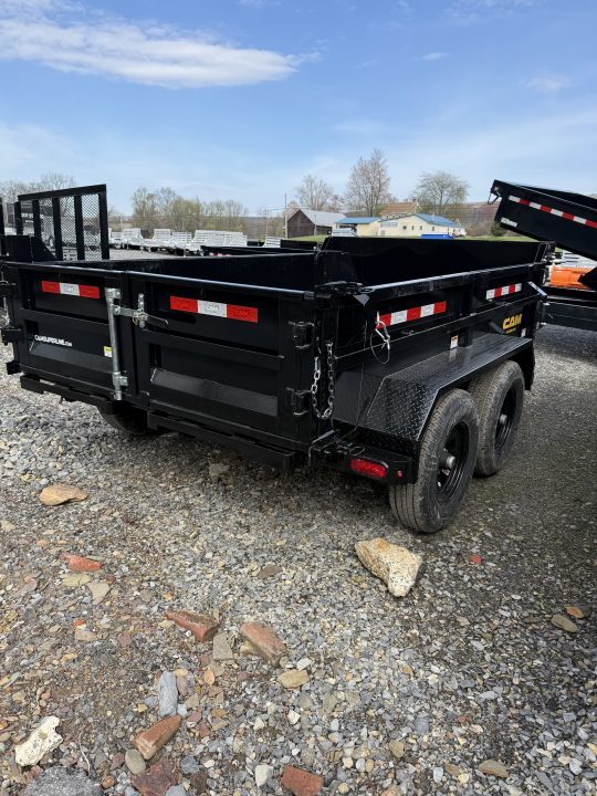 New 2026 CAM 6X10 - 10K Dump Trailer w/ Ramps - Tarp Kit - Black