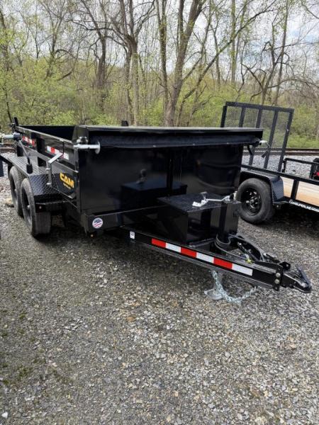 New 2026 CAM 6X10 - 10K Dump Trailer w/ Ramps - Tarp Kit - Black