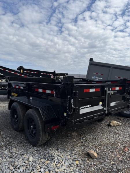 New 2026 CAM 6X10 - 10K Dump Trailer w/ Ramps - Tarp Kit - Black