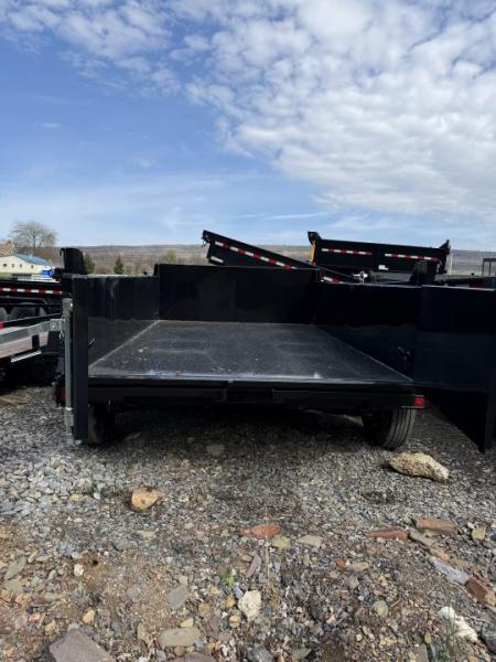 New 2026 CAM 6X10 - 10K Dump Trailer w/ Ramps - Tarp Kit - Black