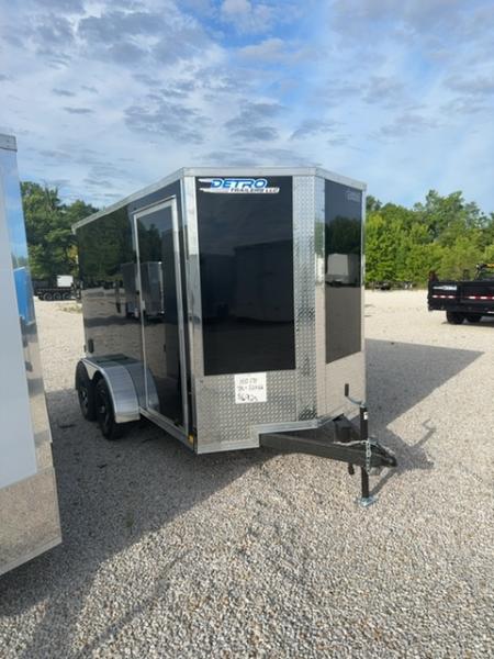 New 2026 Cargo Express 6 x 12 EX DLX Flat Top V-Nose 7K Cargo / Enclosed Trailer