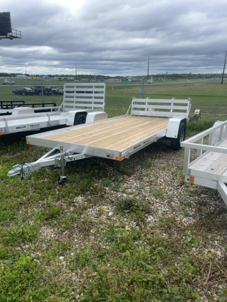 New 2026 Bear Track SINGLE AXLE UTILITY 7X14 WOOD FLOOR Utility Trailer