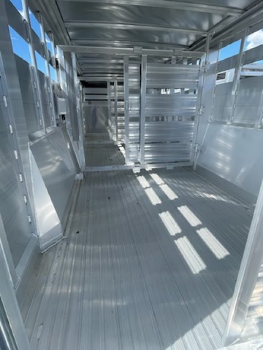 New 2026 Featherlite Trailers 8127 7.5x24 Stock / Stock Combo Trailer