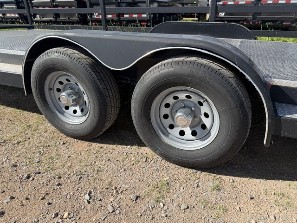 Used 2021 Ironworks Challenger 7x20 Car Hauler-10K- Metal Deck