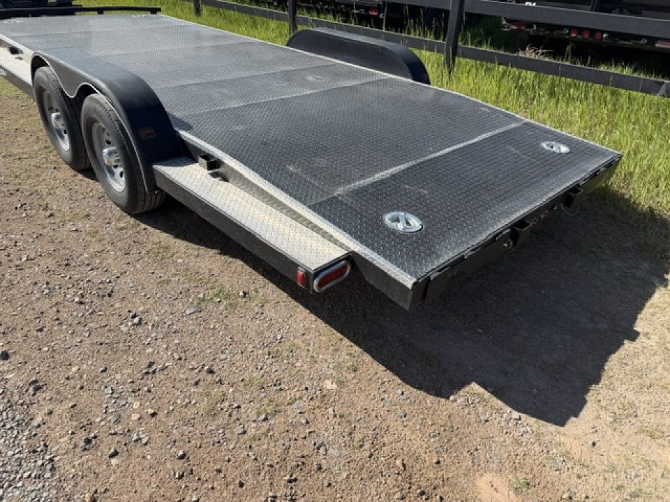 Used 2021 Ironworks Challenger 7x20 Car Hauler-10K- Metal Deck