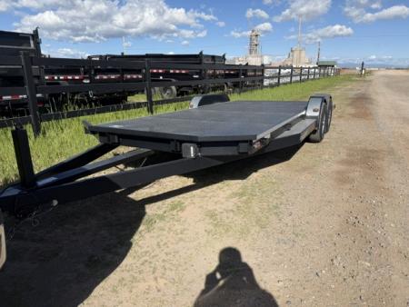 Used 2021 Ironworks Challenger 7x20 Car Hauler-10K- Metal Deck