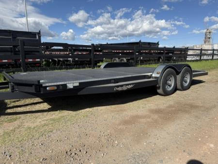 Used 2021 Ironworks Challenger 7x20 Car Hauler-10K- Metal Deck