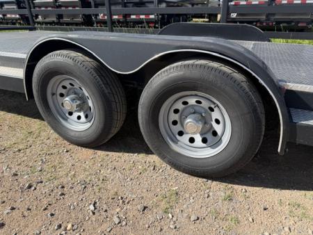 Used 2021 Ironworks Challenger 7x20 Car Hauler-10K- Metal Deck