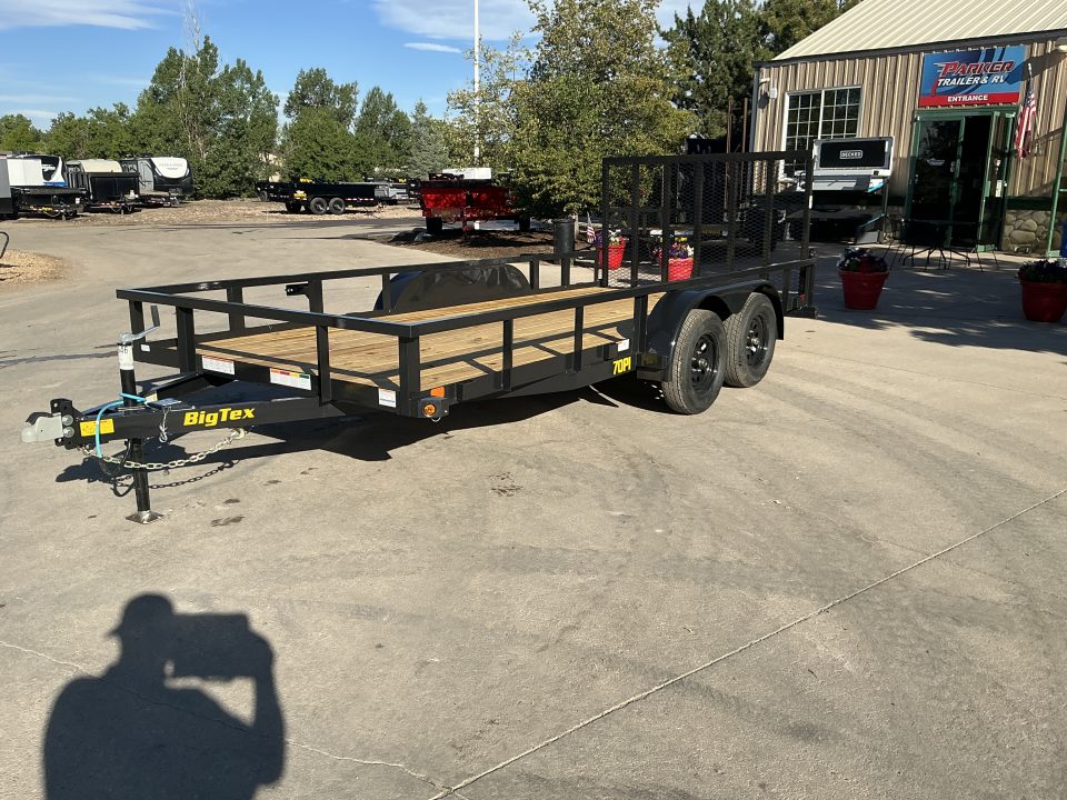 New 2027 Big Tex 70PI-16 Utility Trailer