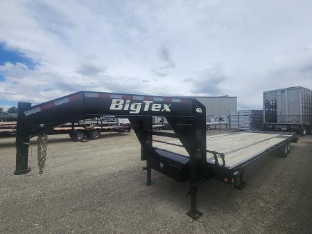 Used 2017 Big Tex Trailers FBGN 25+5 Flatbed Trailer
