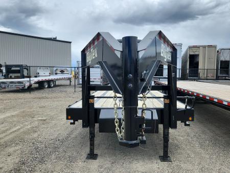 Used 2017 Big Tex Trailers FBGN 25+5 Flatbed Trailer