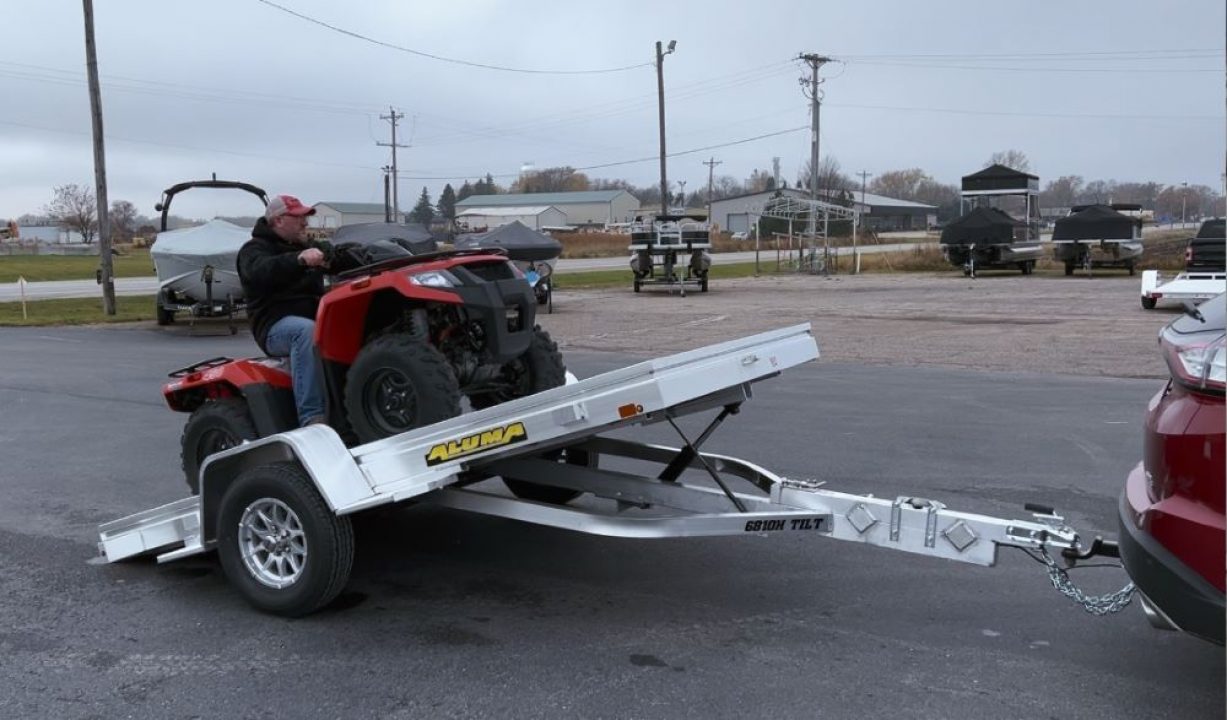 New 2027 Aluma 68"x10' Utility Trailer 3K
