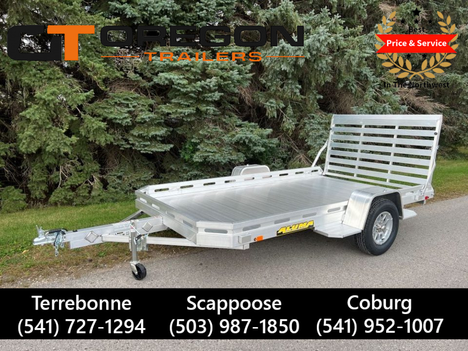 New 2027 Aluma 7712H-S-TG Utility Trailer