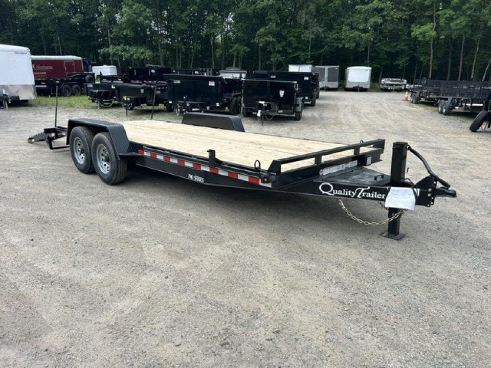 New 2026 Quality Steel and Aluminum 7 by 20 , 15,000 lb, GVWR Equipment Trailer
