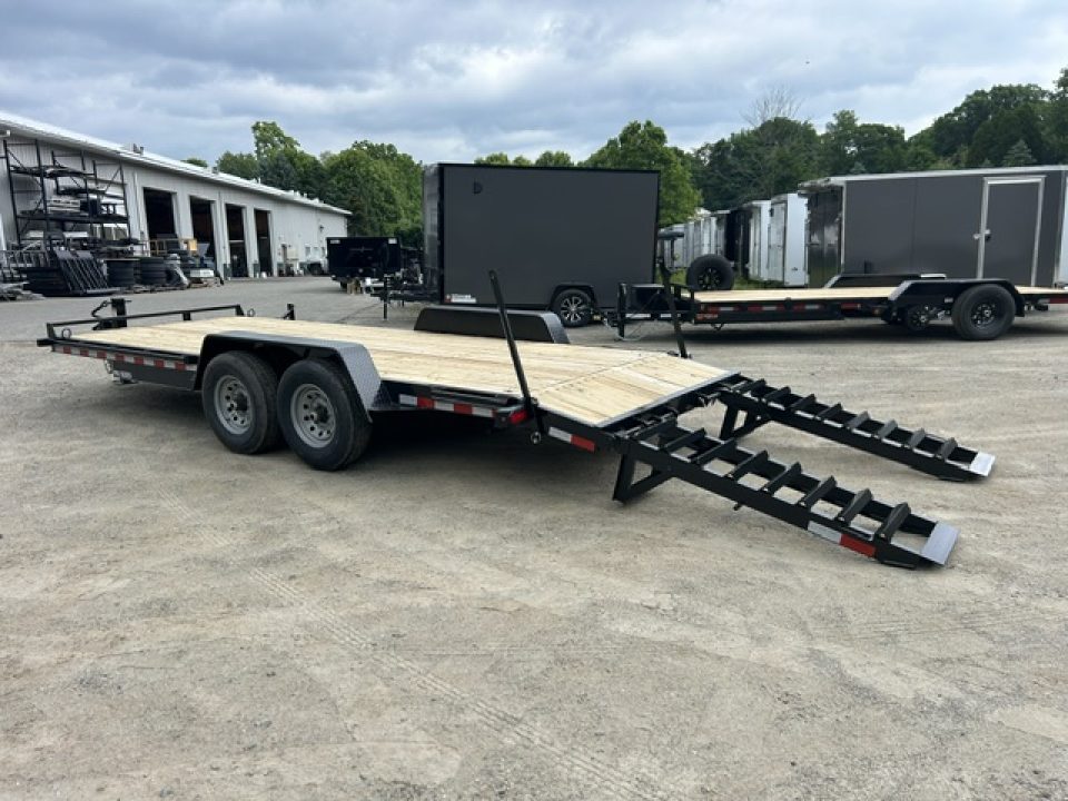 New 2026 Quality Steel and Aluminum 7 by 20 , 15,000 lb, GVWR Equipment Trailer