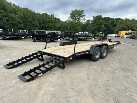 New 2026 Quality Steel and Aluminum 7 by 20 , 15,000 lb, GVWR Equipment Trailer