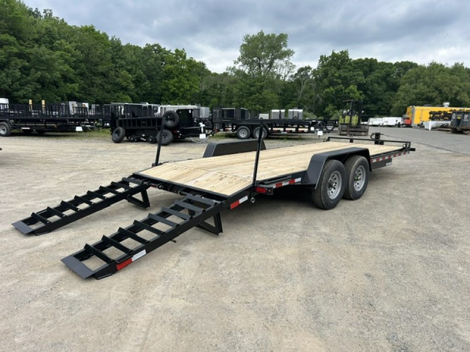 New 2026 Quality Steel and Aluminum 7 by 20 , 15,000 lb, GVWR Equipment Trailer