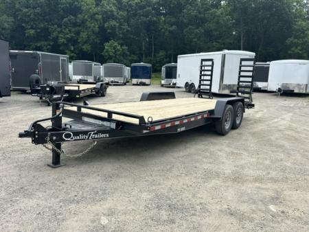 New 2026 Quality Steel and Aluminum 7 by 20 , 15,000 lb, GVWR Equipment Trailer