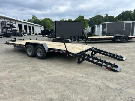 New 2026 Quality Steel and Aluminum 7 by 20 , 15,000 lb, GVWR Equipment Trailer