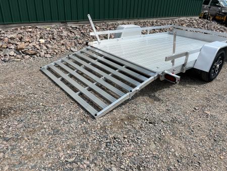 New 2026 76"x10' Bear Track Aluminum Utility Trailer