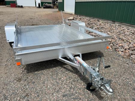New 2026 76"x10' Bear Track Aluminum Utility Trailer