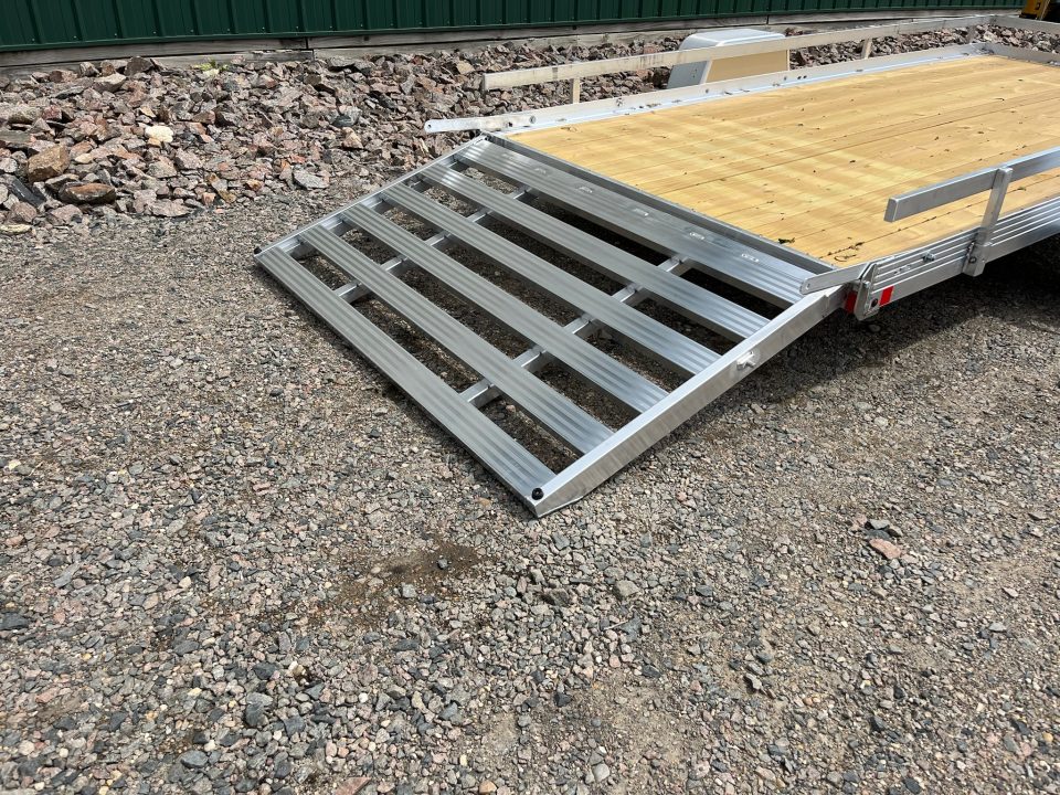 New 2026 Bear Track 80"x14' Aluminum Utility - Wood Floor