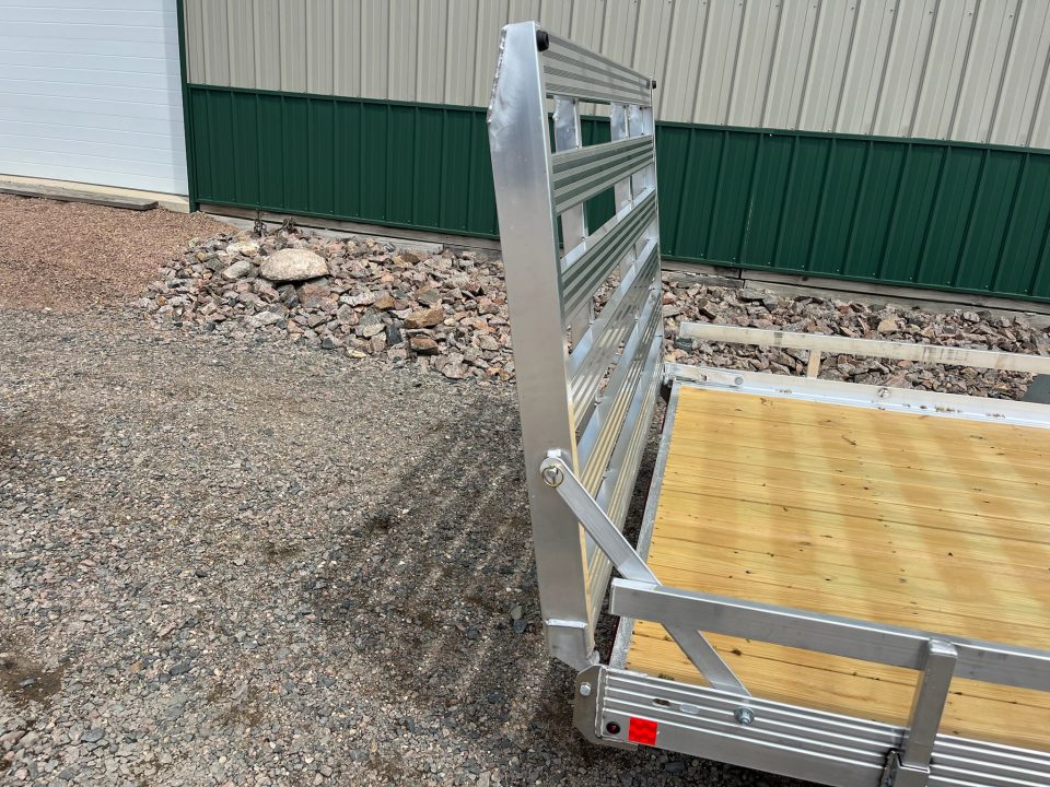 New 2026 Bear Track 80"x14' Aluminum Utility - Wood Floor