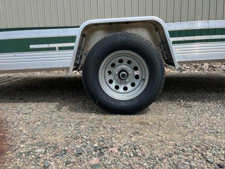 New 2026 Bear Track 80"x14' Aluminum Utility - Wood Floor