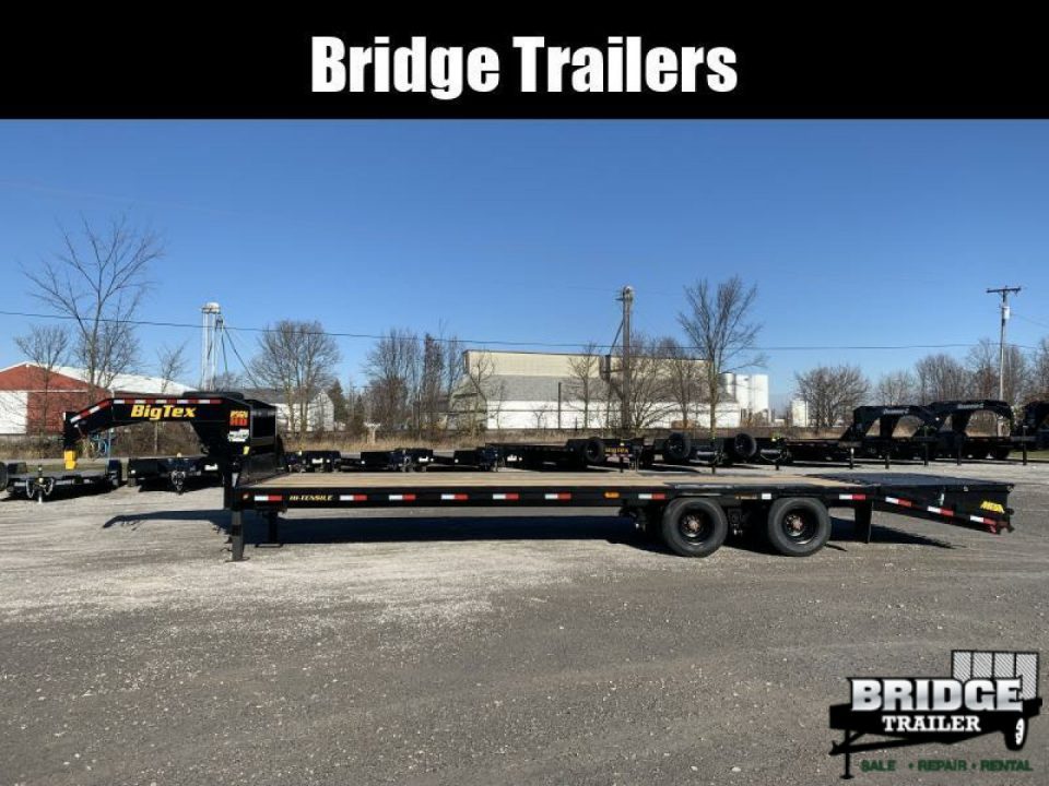 New 2027 Big Tex Trailers 25GN-30D5A-MRBK (25' + 5' X 102") 25.9K Mega Ramp Flatbed Trailer