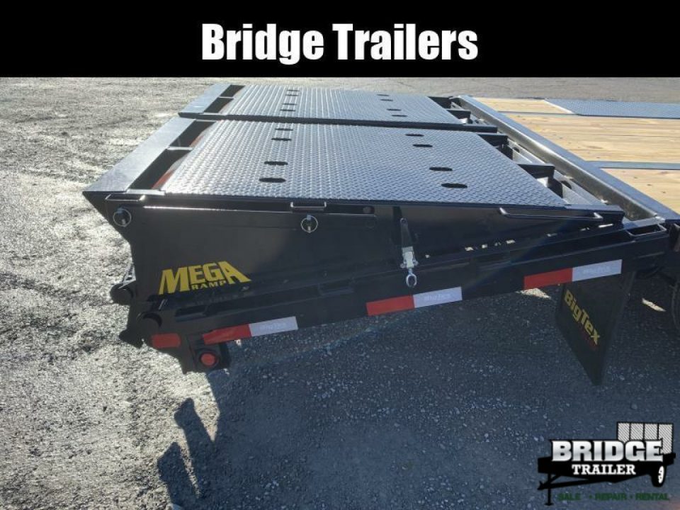 New 2027 Big Tex Trailers 25GN-30D5A-MRBK (25' + 5' X 102") 25.9K Mega Ramp Flatbed Trailer