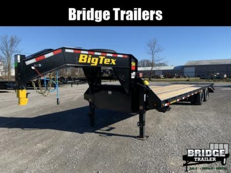 New 2027 Big Tex Trailers 25GN-30D5A-MRBK (25' + 5' X 102 ) 25.9K Mega Ramp Flatbed Trailer