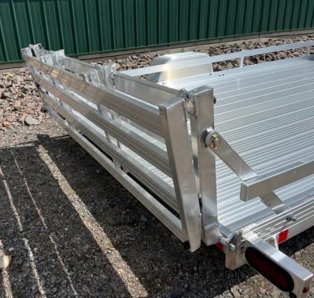New 2026 82"x12' Bear Track Aluminum Utility Trailer