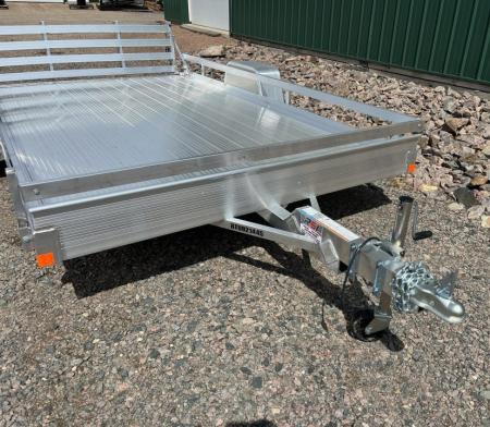 New 2026 82"x12' Bear Track Aluminum Utility Trailer
