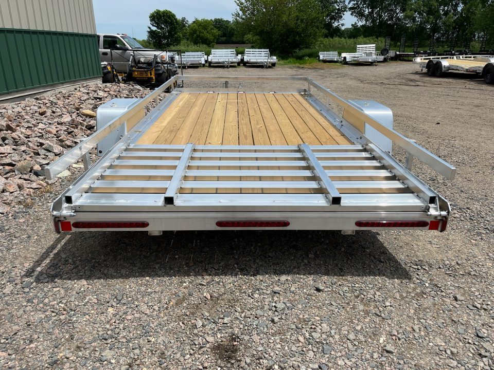 New 2026 Bear Track 80"x14' Aluminum Utility - Wood Floor