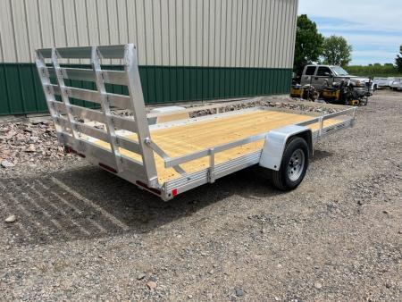 New 2026 Bear Track 80"x14' Aluminum Utility - Wood Floor