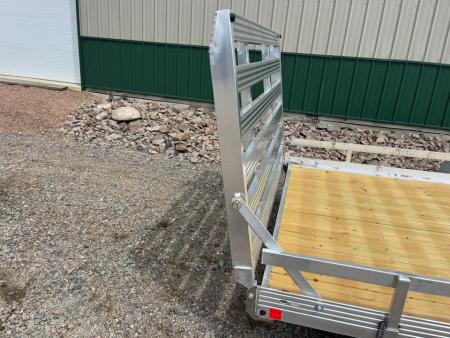 New 2026 Bear Track 80"x14' Aluminum Utility - Wood Floor