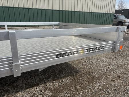 New 2026 80"x15' - 4400lb Bear Track Aluminum Utility Trailer