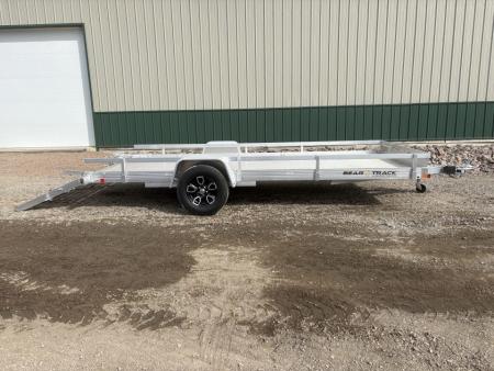New 2026 80"x15' - 4400lb Bear Track Aluminum Utility Trailer