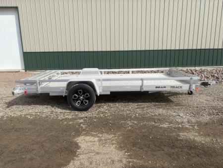 New 2026 80"x15' - 4400lb Bear Track Aluminum Utility Trailer