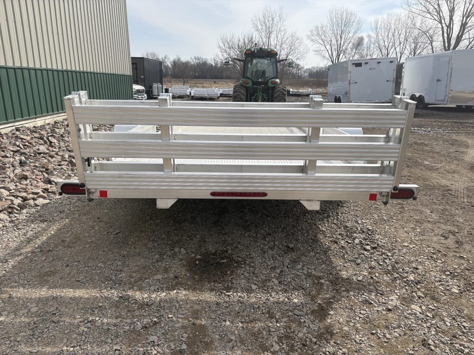 New 2026 80"x15' - 4400lb Bear Track Aluminum Utility Trailer