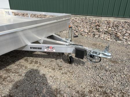 New 2026 80"x15' - 4400lb Bear Track Aluminum Utility Trailer
