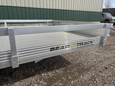 New 2026 80"x15' - 4400lb Bear Track Aluminum Utility Trailer