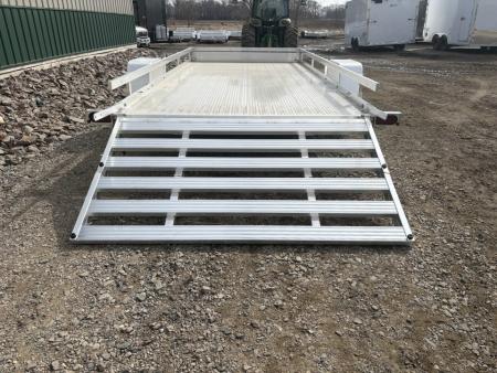 New 2026 80"x15' - 4400lb Bear Track Aluminum Utility Trailer