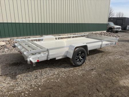 New 2026 80"x15' - 4400lb Bear Track Aluminum Utility Trailer