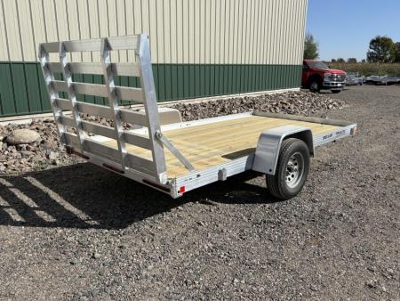 New 2026 76"x12' Bear Track Aluminum Utility Trailer - Wood Floor